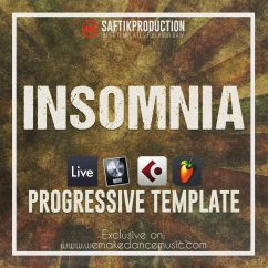 Insomnia - Deep Progressive Template for Ableton Live, Logic Pro X, Cubase and FL Studio