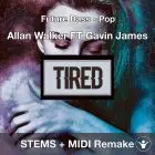 Allan Walker Ft Gavin James - Tired - STEMS + MIDI Cover 