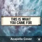 This Is What You Came For (Calvin Harris ft Rihanna) - Acapella Cover