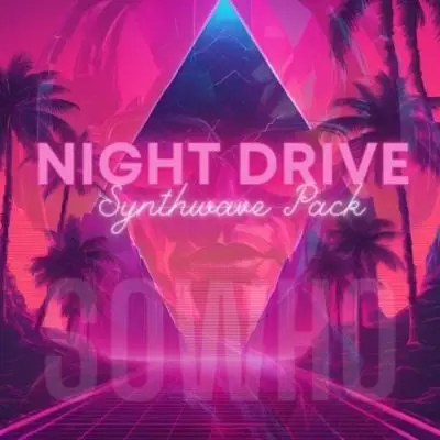 Night Drive Synthwave Samples PackSample Packs, MIDI FIles