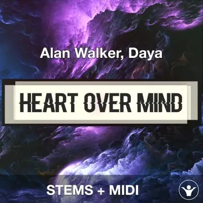 Heart over Mind - Alan Walker, Daya - STEMS + MIDIAudio STEMS, MIDI FIles