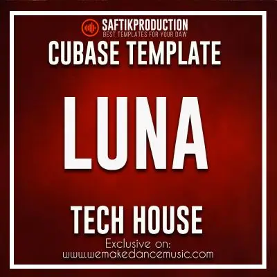 Luna - Tech House Cubase Template Remake (KC Lights - Luna)Cubase Templates