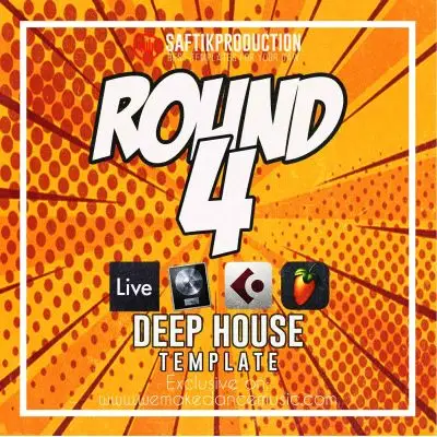 Round Four - Deep Progressive Template for Ableton Live, Logic ProX, Cubase and FL StudioAbleton Templates, Logic Pro Templates, FL Studio Templates, Cubase Templates