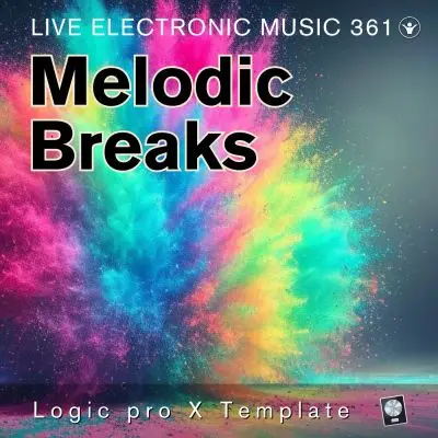 Melodic Breakbeats Logic Pro X Template & Free Tutorial - Live Electronic Music 361Logic Pro Templates (Stock Plugins), Logic Pro Templates