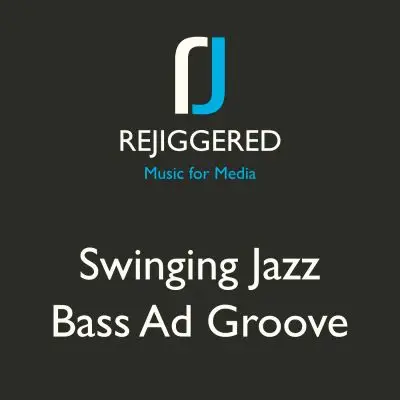 Swinging Jazz Bass Ad Groove (Upbeat, Drums )Stock Music