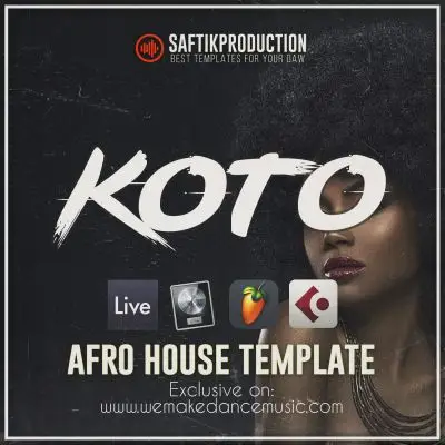 Koto - Afro House Template for Ableton Live, Logic ProX, FL StudioAbleton Templates, Logic Pro Templates, FL Studio Templates, Cubase Templates