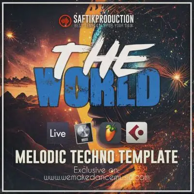The World - Melodic Techno Template for Ableton Live, Logic Pro X, Cubase, FL StudioAbleton Templates, Logic Pro Templates, FL Studio Templates, Cubase Templates