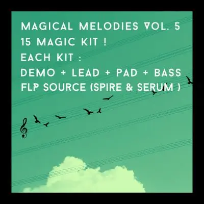 Magical Melodies Vol 5 (MIDI-WAV)FL Studio Templates, Sample Packs, Serum Presets, Spire Presets