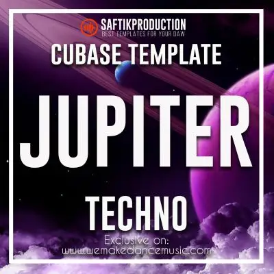 Jupiter - Techno Cubase 10 TemplateCubase Templates